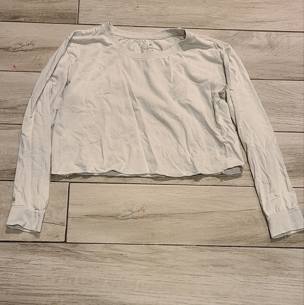 🦔 US vintage loose fit cropped tee🧁